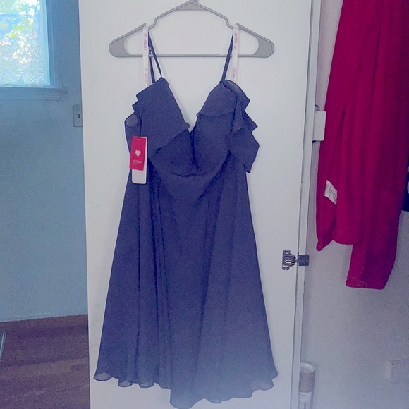 JJ’s House | Chiffon Cocktail Dress | Size 16 - Picture 10 of 10
